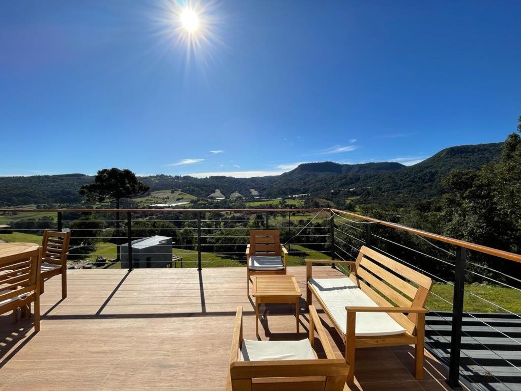 Casa Por Do Sol Com Banheira De Hidromassagem Villa Urubici Kültér fotó